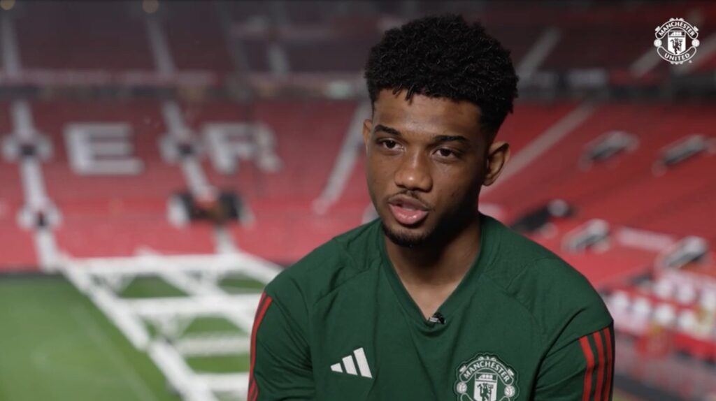 Man Utd: Amad Diallo Praises Two Players For Helping With Injury Recovery